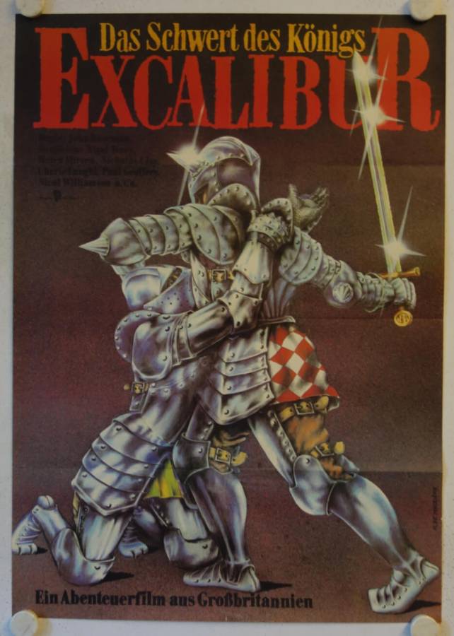 Excalibur originales DDR Filmplakat
